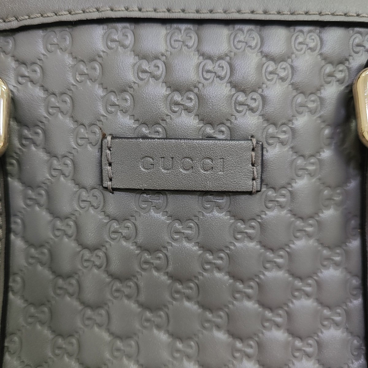 Microguccissima Monogram Calfskin Gray