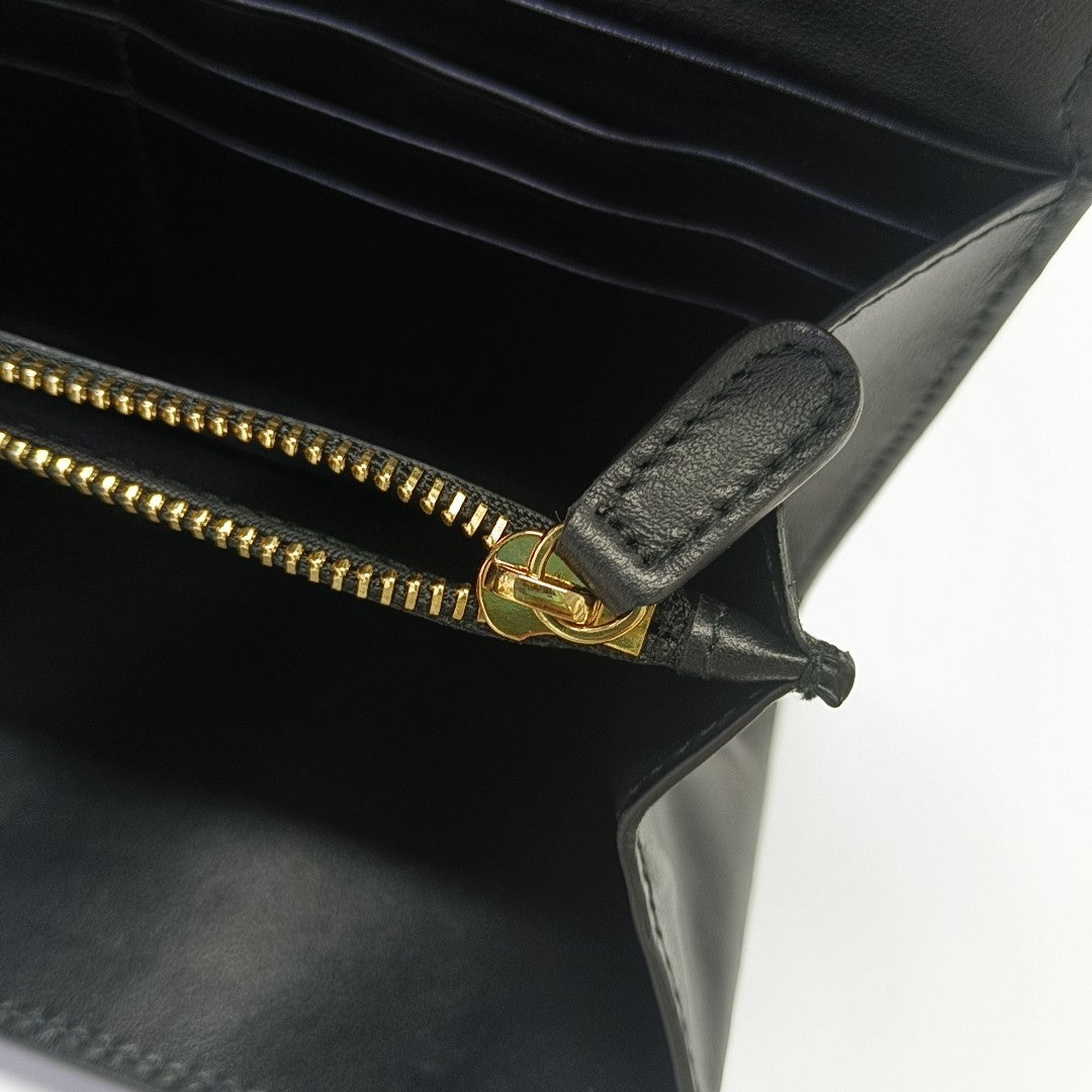 Calfskin Wallet Black