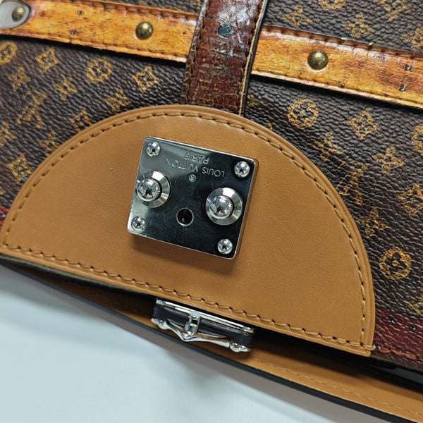 DUFFLE Monogram Coated Canvas Brown