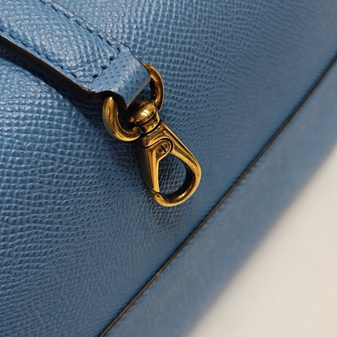 Gancini Calfskin Blue