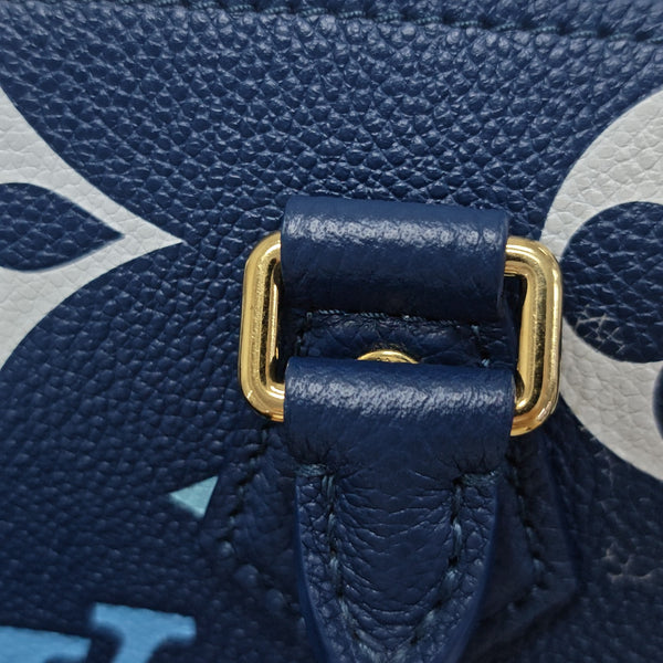 SPEEDY 20 Monogram Calfskin Blue
