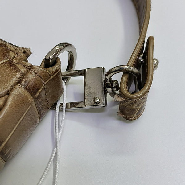 Calfskin Shoulder Bag Beige