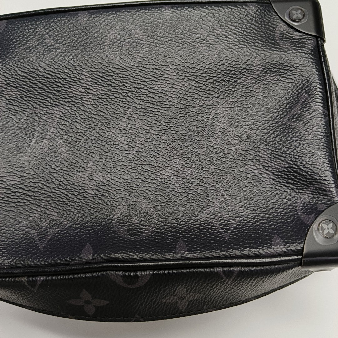 SOFT TRUNK Mini Monogram Coated Canvas Black