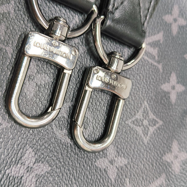 TRIO Monogram Coated Canvas Gray