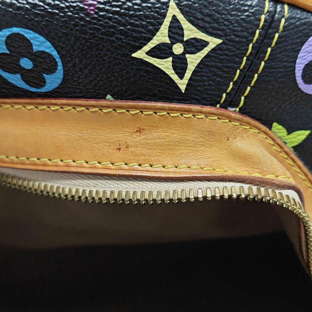 LV × TM CLAUDIA Monogram Coated Canvas Black