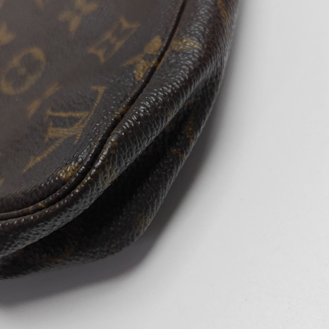 ACCESSOIRES Monogram Coated Canvas Brown