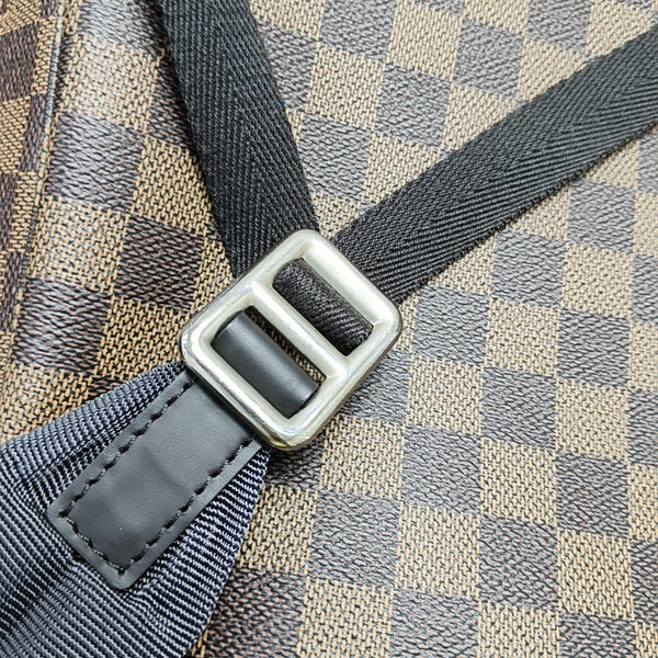 JAKE Damier Ebene Coated Canvas Brown