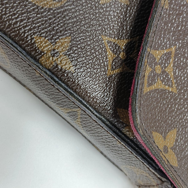FÉLICIE Monogram Coated Canvas Brown