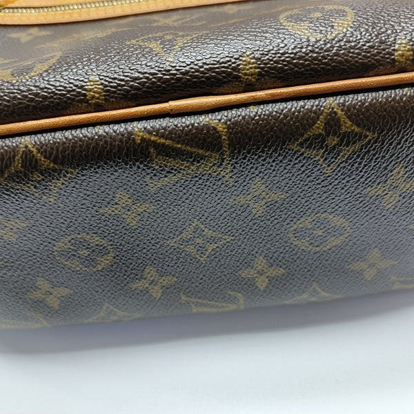 CITE MM Monogram Coated Canvas Brown
