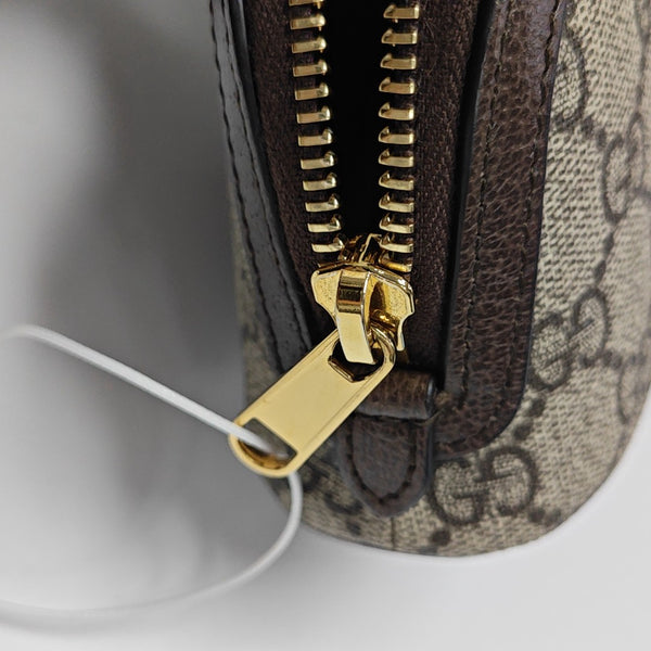 Ophidia Mini Monogram Coated Canvas Beige