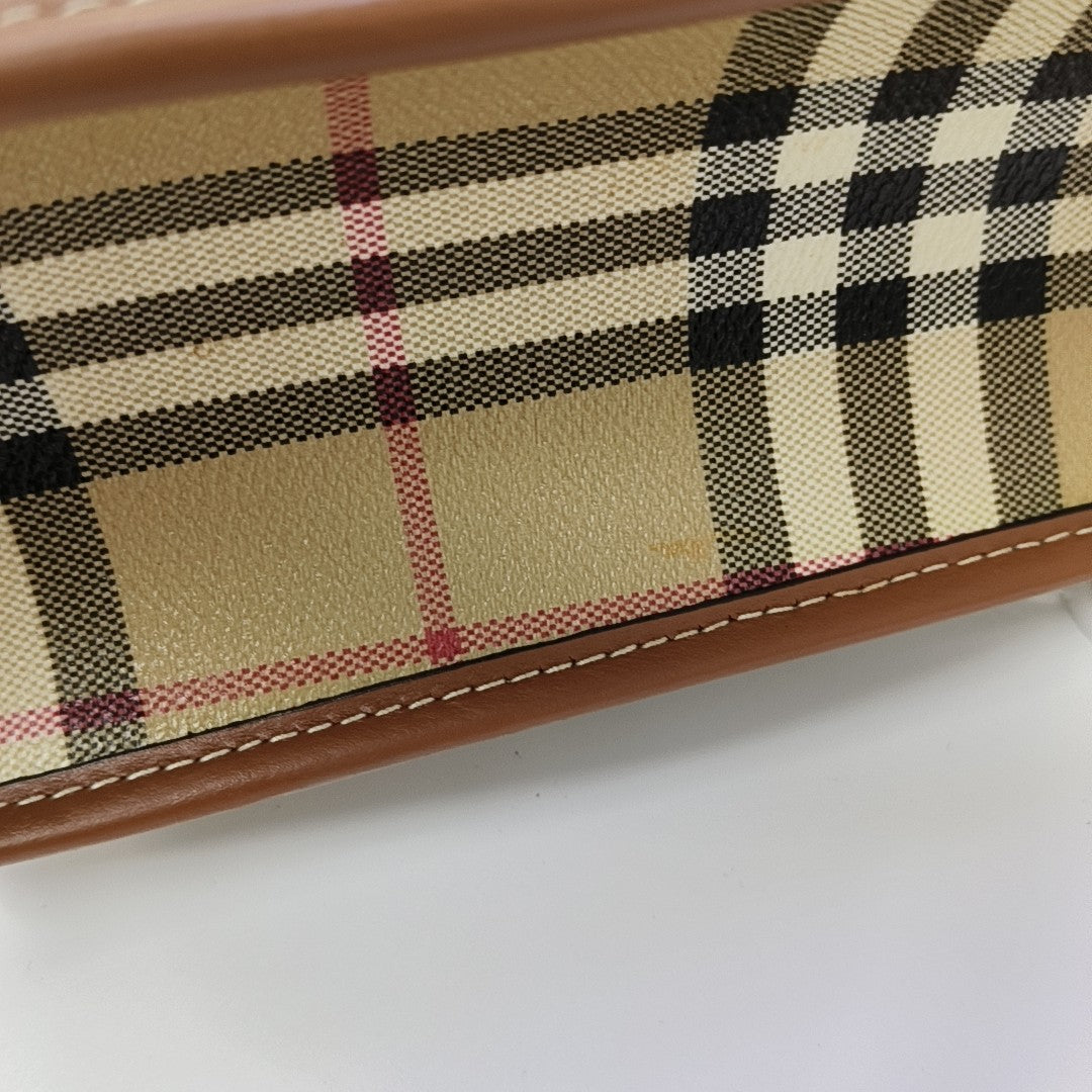 Freya Mini Coated Canvas Beige