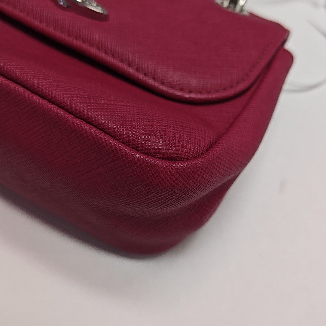 Calfskin Shoulder Bag Red