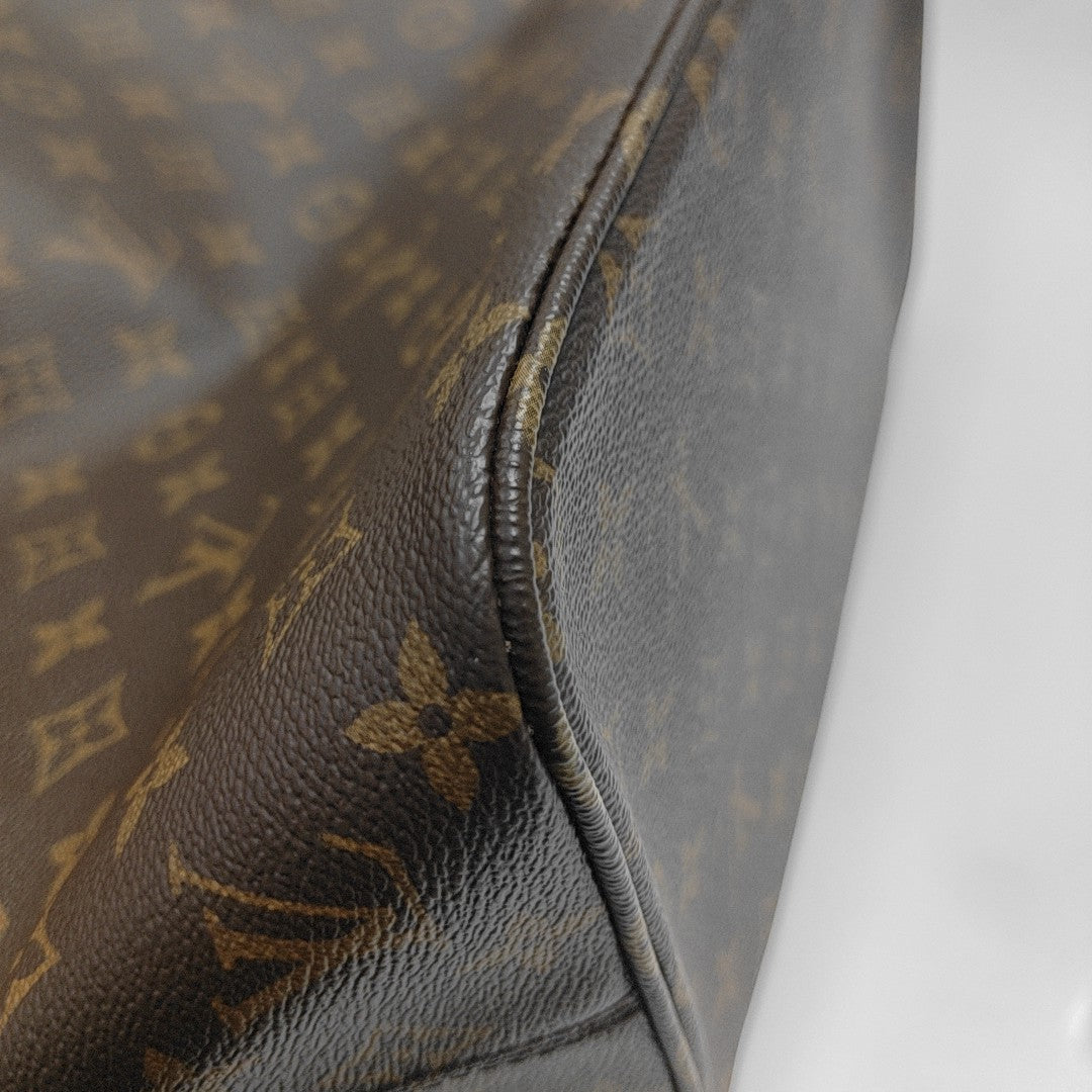 ALL IN GM Monogram Coated Canvas Brown