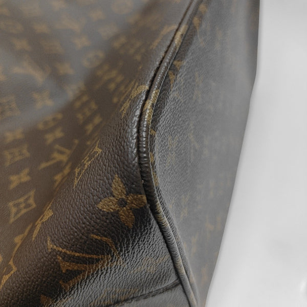 ALL IN GM Monogram Coated Canvas Brown