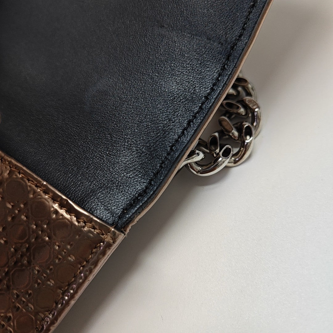 Diorama Small Calfskin Beige