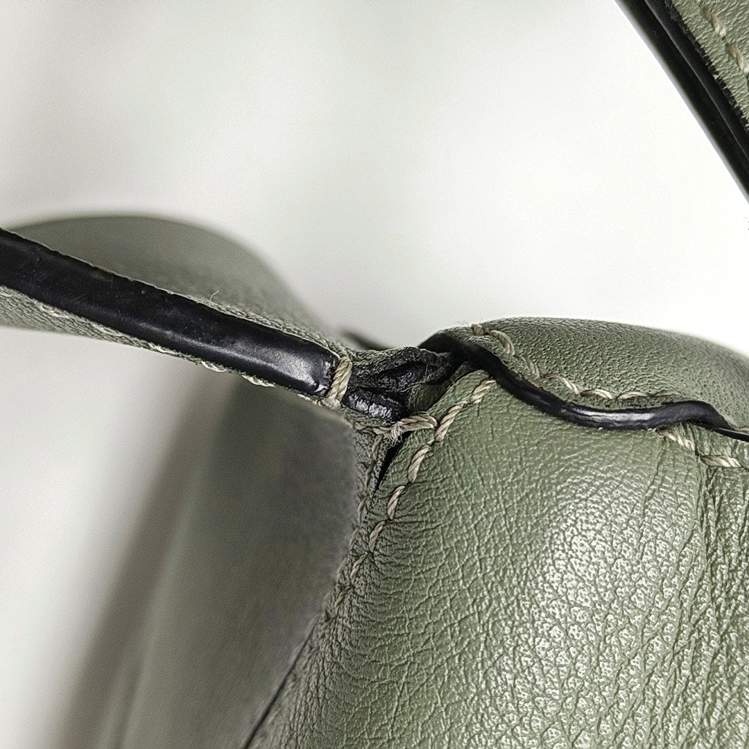 Authenticated pre-owned  Puzzle Mini Calfskin Green - Belt Bag at Looply