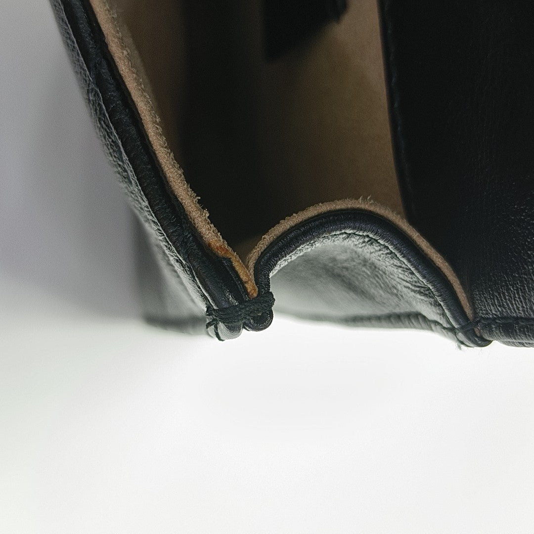 GG Marmont Mini Quilted Calfskin Black
