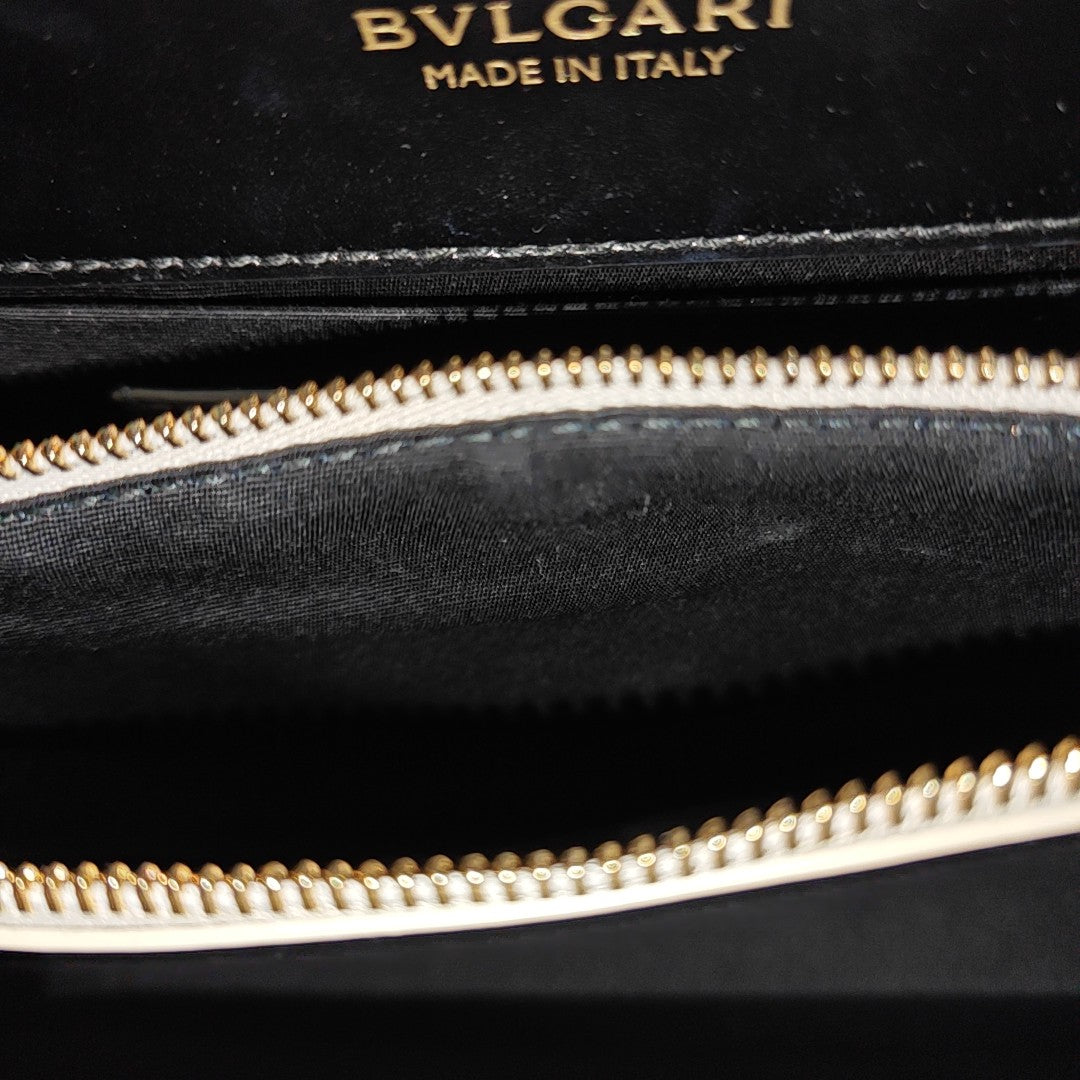 SERPENTI FOREVER Small Calfskin White