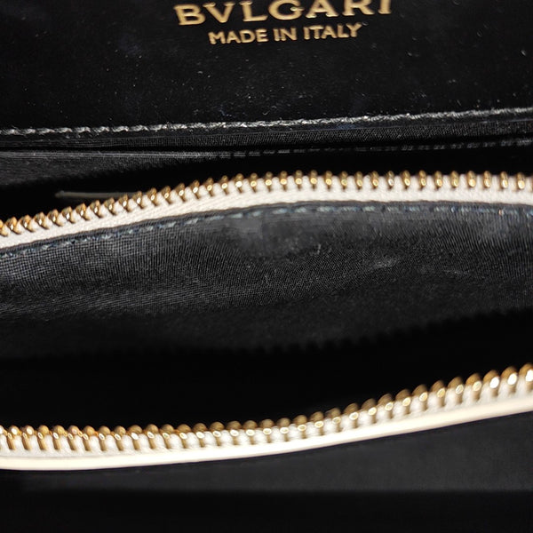 SERPENTI FOREVER Small Calfskin White