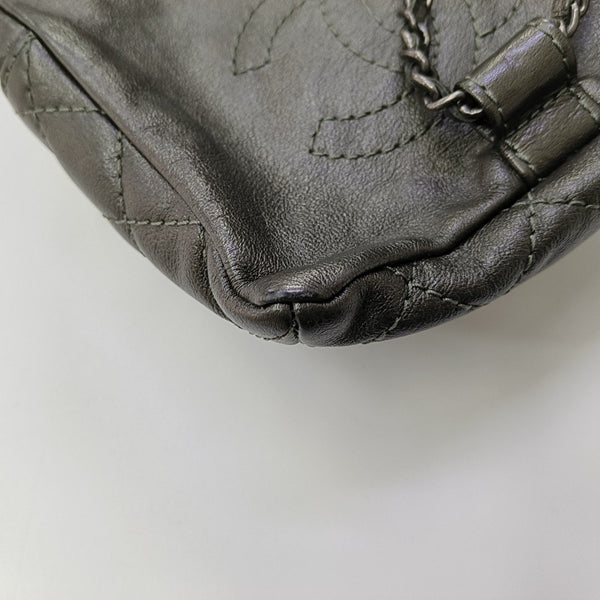 Quilted Calfskin Gray