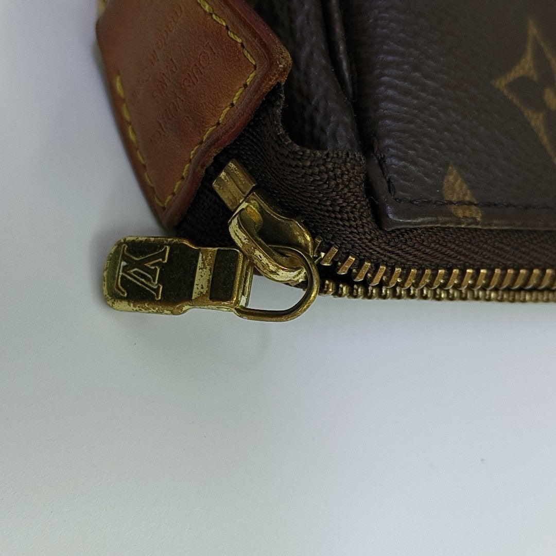 ACCESSOIRES Mini Monogram Coated Canvas Brown