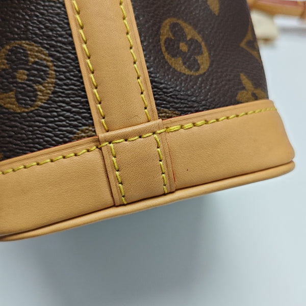 NOÉ Nano Monogram Coated Canvas Brown