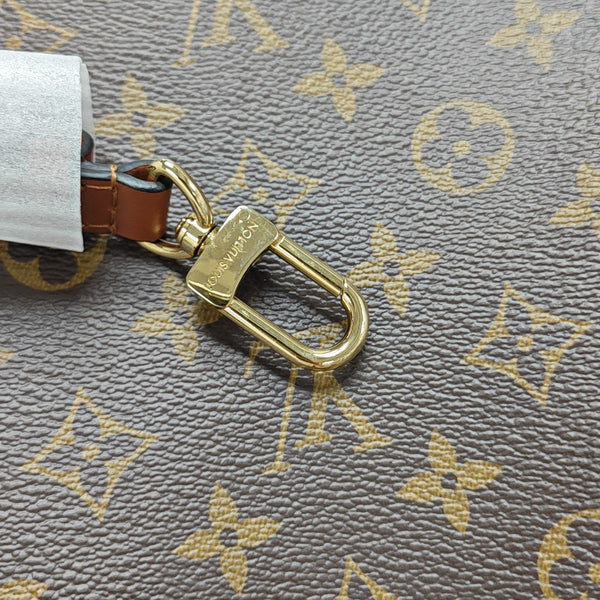 NÉONOÉ MM Monogram Coated Canvas Brown
