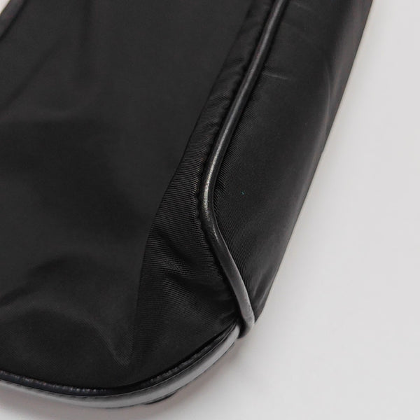 Nylon Top Handle Bag Black