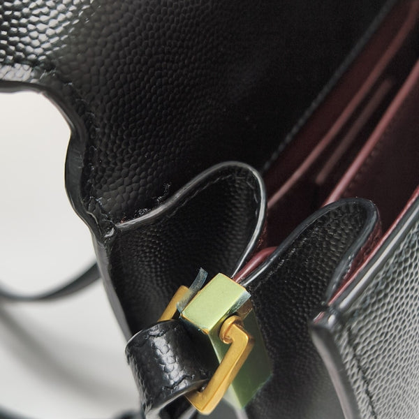CASSANDRA Mini Calfskin Black