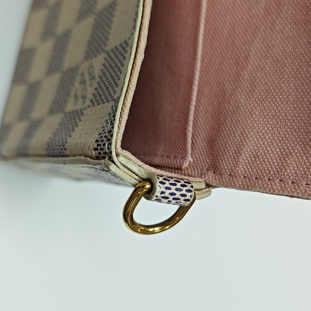 FÉLICIE Damier Azur Coated Canvas White