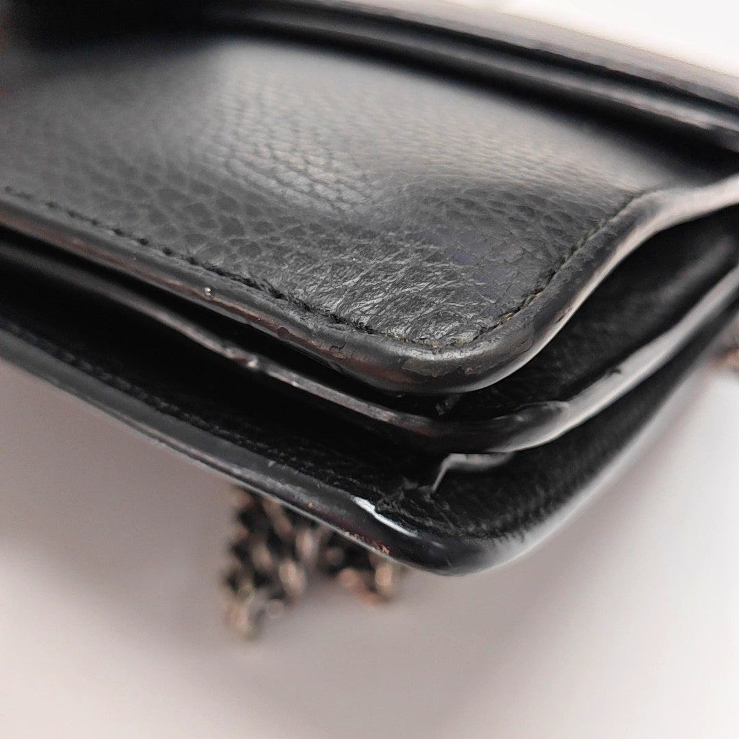 Authenticated pre-owned  Dionysus Small Calfskin Black - Shoulder Bag at Looply