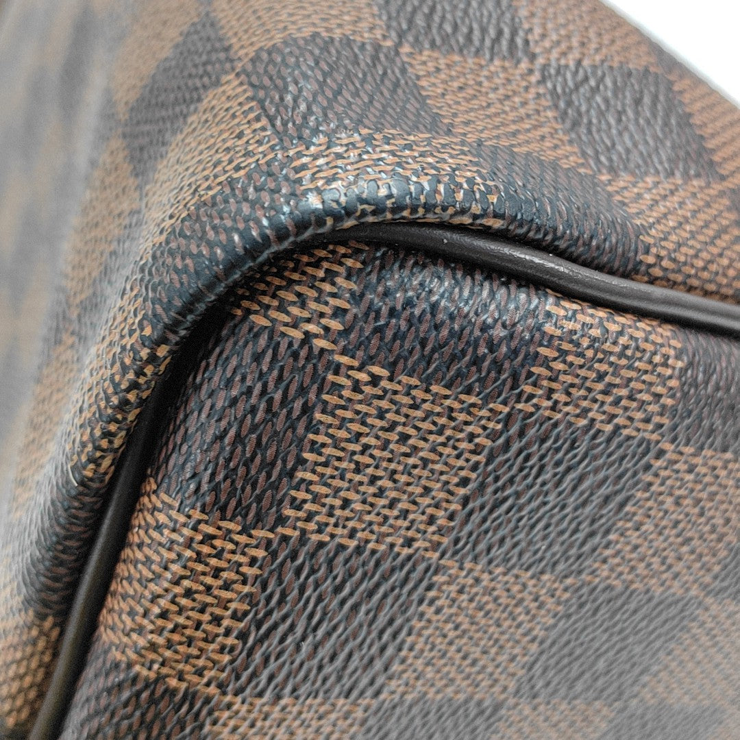 SPEEDY 30 Damier Ebene Coated Canvas Brown