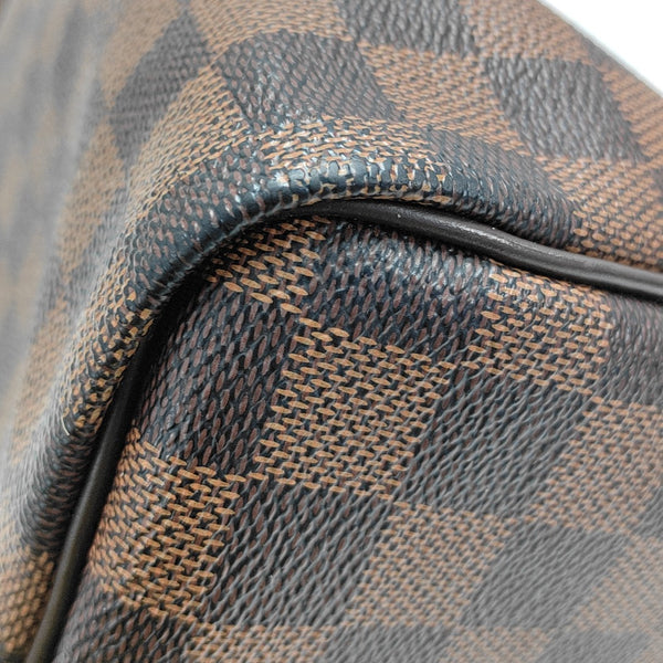 SPEEDY 30 Damier Ebene Coated Canvas Brown