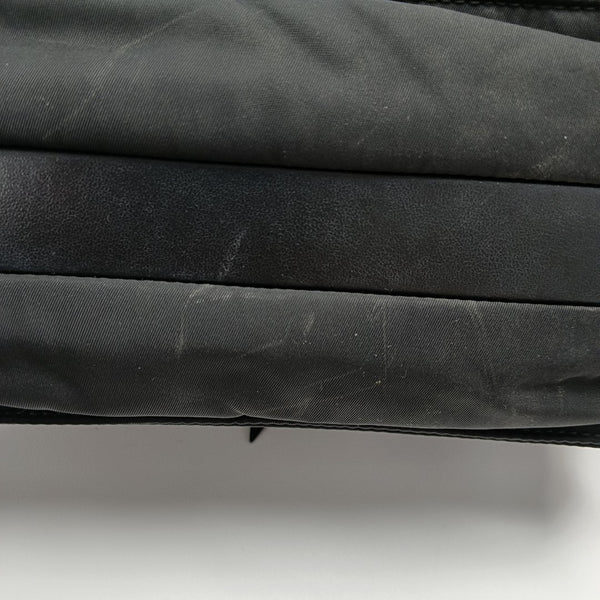 Nylon Shoulder Bag Small Black