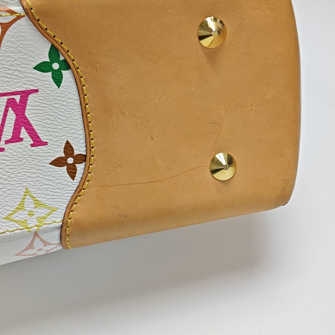 LV × TM JUDY Monogram Coated Canvas White