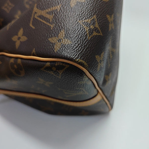 SPEEDY 30 Monogram Coated Canvas Brown