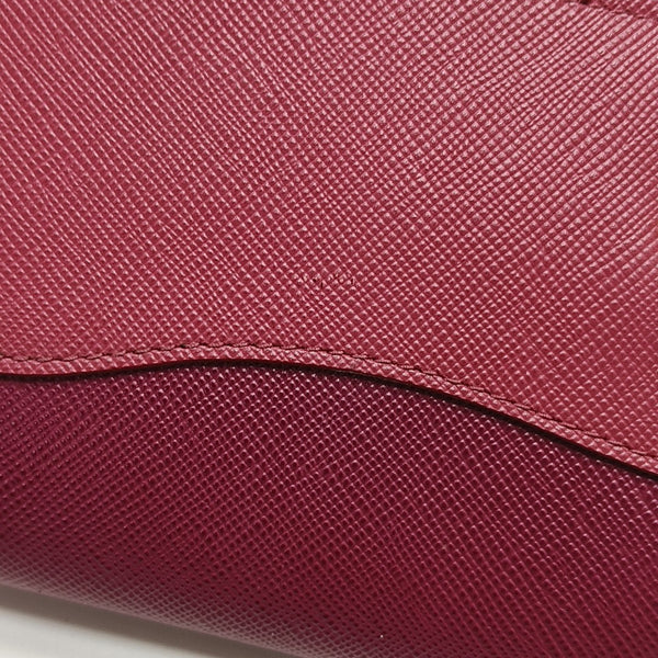 Saffiano Calfskin Wallet Red