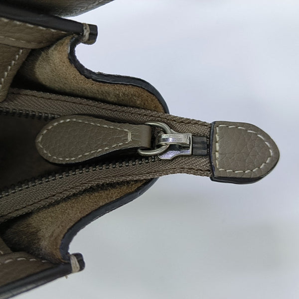LUGGAGE Nano Calfskin Gray
