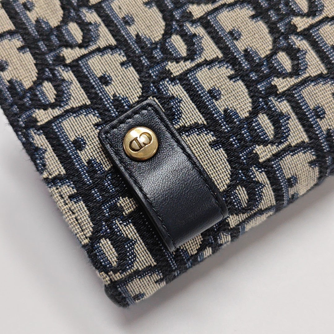 Saddle Mini Oblique Canvas Blue