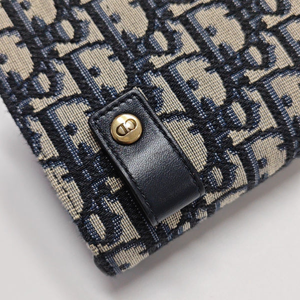 Saddle Mini Oblique Canvas Blue