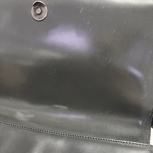 Calfskin Shoulder Bag Black