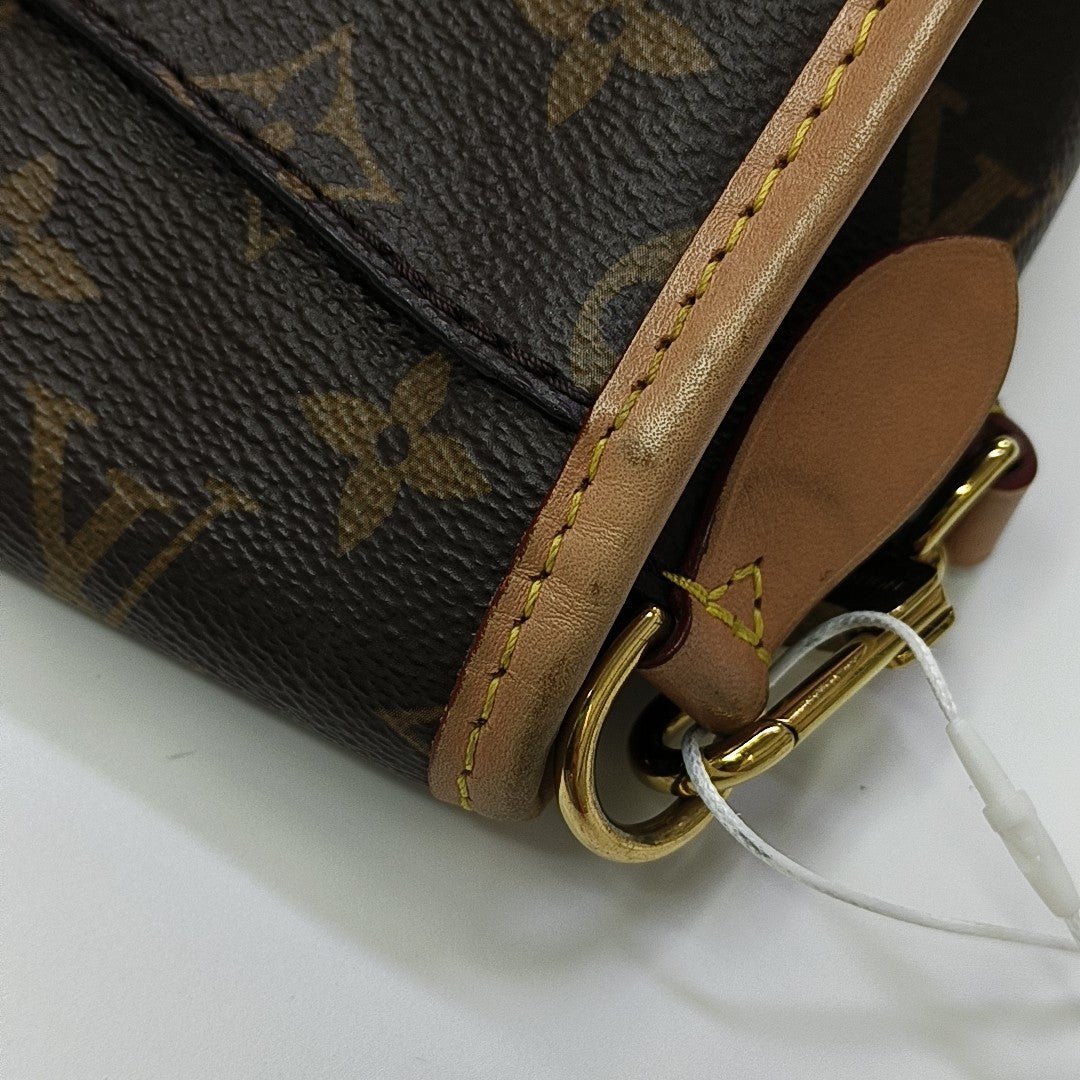 DIANE Monogram Coated Canvas Brown
