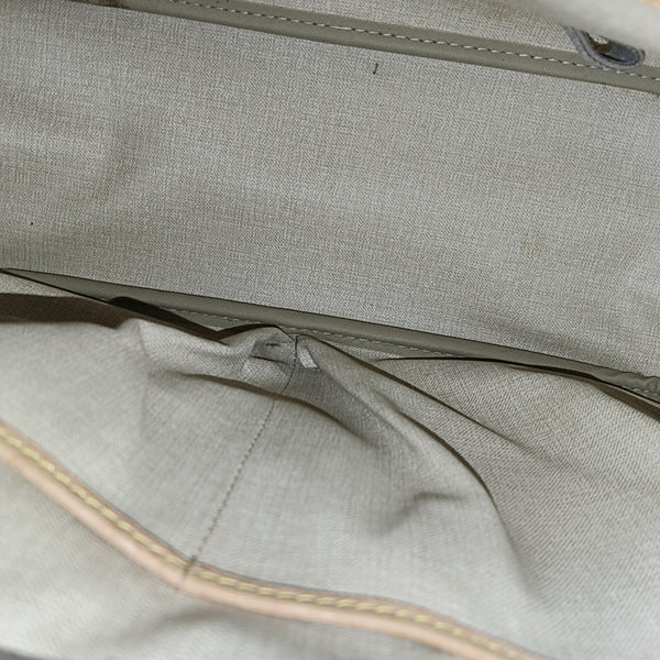 DEAUVILLE MM Monogram Coated Canvas Brown
