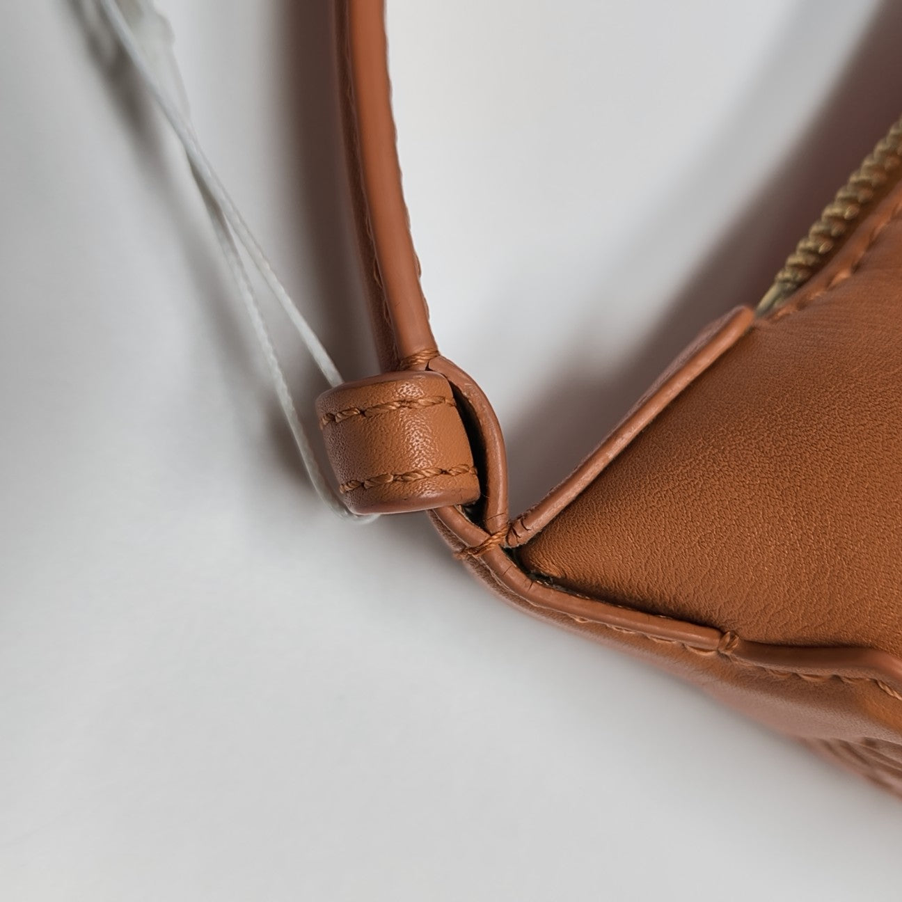 Leather Shoulder Bag Orange