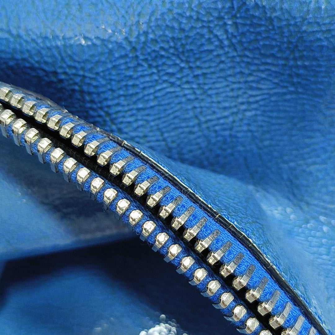 Calfskin Shoulder Bag Blue