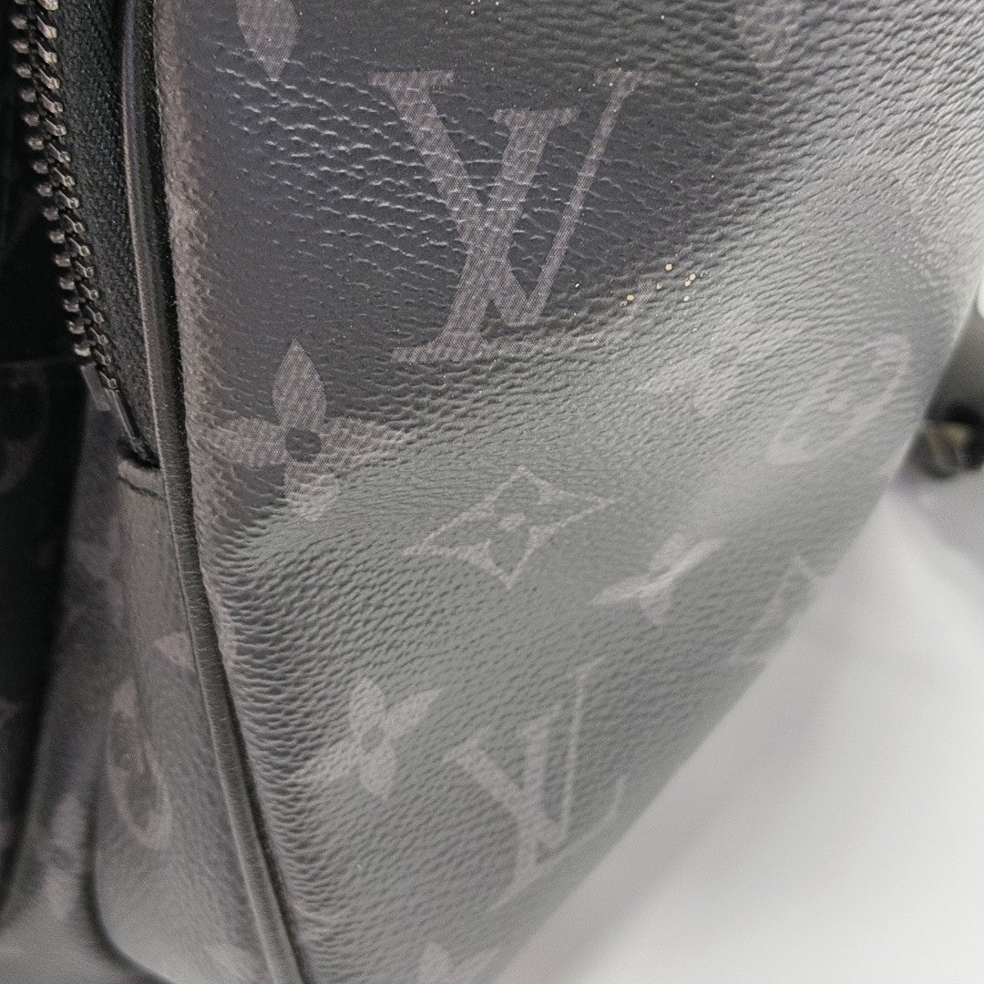 TRIO Monogram Coated Canvas Black