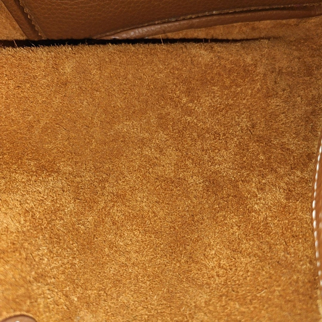 Authenticated pre-owned  Picotin Lock 18 Clemence Brown - Bucket Bag at Looply