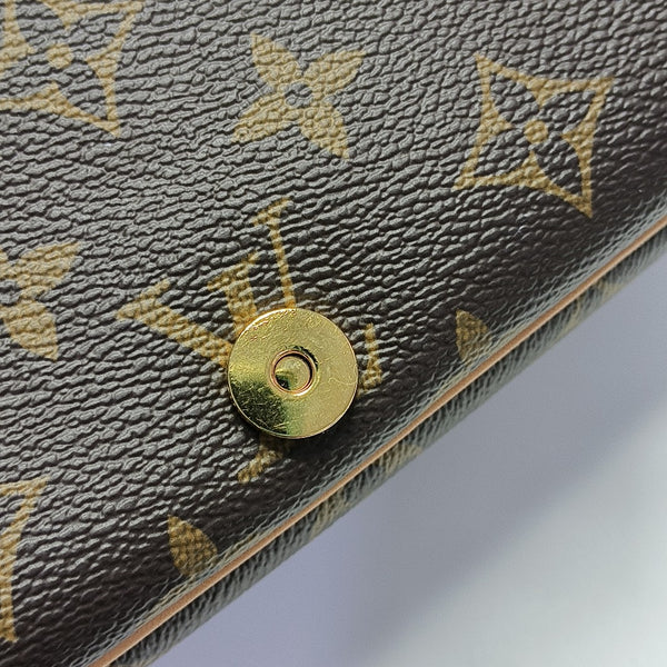DIANE Monogram Coated Canvas Brown