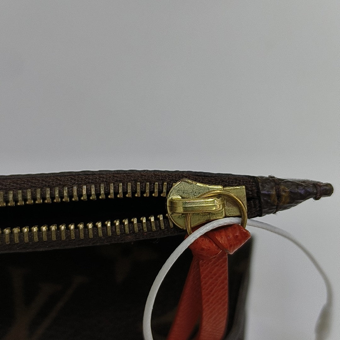JOSÉPHINE Monogram Coated Canvas Brown Wallet