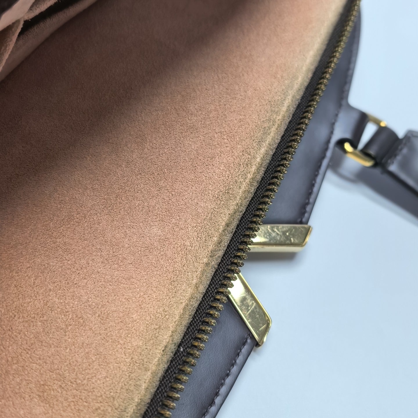 KENSINGTON BOWLING Damier Ebene Coated Canvas Brown